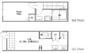 MOK-TERRACE DIMORA 練馬(1LDK/1階)の間取り写真