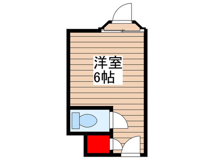 THE VALUE SHARED HOTEL(ワンルーム/3階)の間取り写真