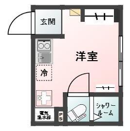 GLANZ目白II(ワンルーム/1階)の間取り写真