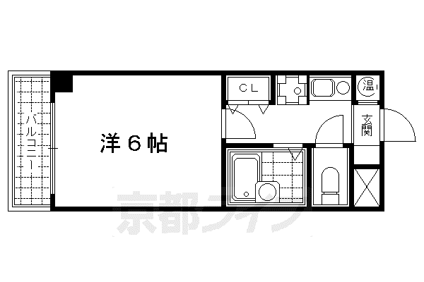 ZEST24(1K/5階)の間取り写真