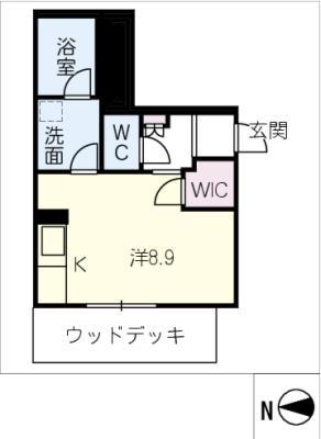 KIコーポレーション玉姓町(ワンルーム/1階)の間取り写真