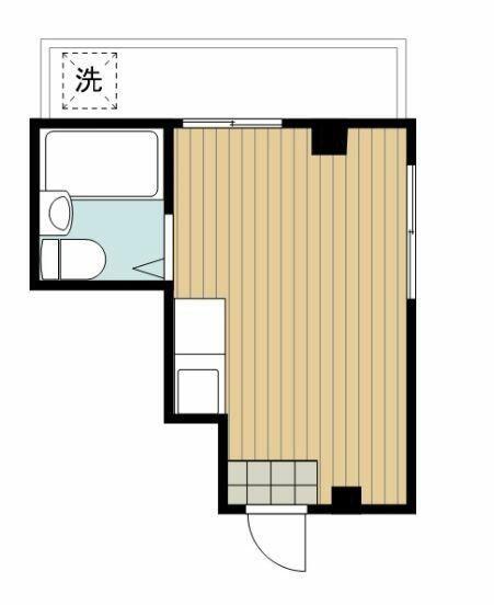 SPAX中浦和(ワンルーム/3階)の間取り写真
