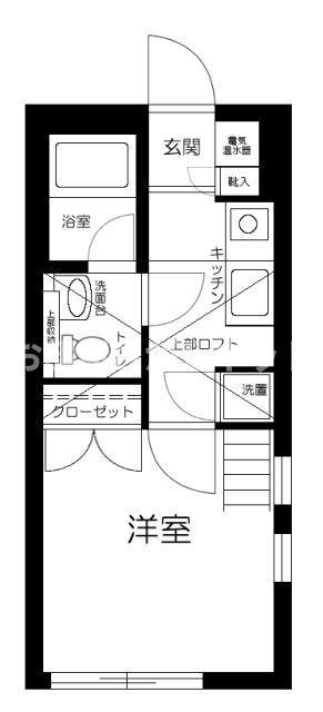 SO学生・社会人にオススメ初期費用分割払いOK(1K/2階)の間取り写真