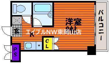 ファイブ南方(1K/1階)の間取り写真
