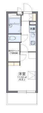 レオパレスタスコ(1K/3階)の間取り写真