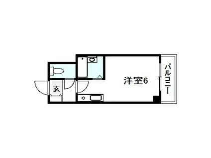 リベラル京橋(ワンルーム/5階)の間取り写真