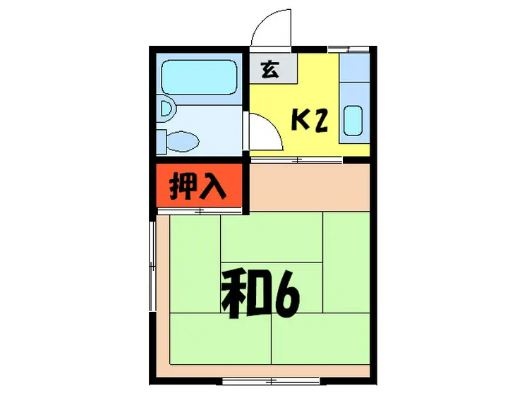 光瀬荘 1階階 間取り