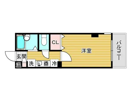 本山ヤングパレス(1K/3階)の間取り写真