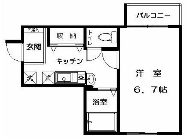 ラピス学芸大学 2階階 間取り