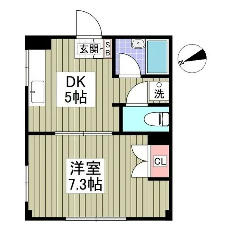 ヴィラ手児奈 1階階 間取り