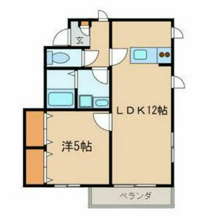 サンスルガA 2階階 間取り