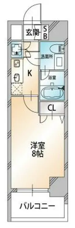 KDX千葉中央レジデンス 4階階 間取り