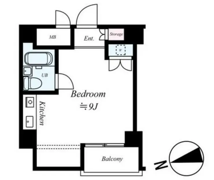 メインステージ大森町駅前 1階階 間取り