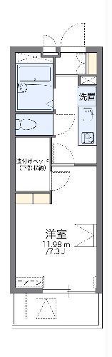 レオパレスグランマ(1K/1階)の間取り写真