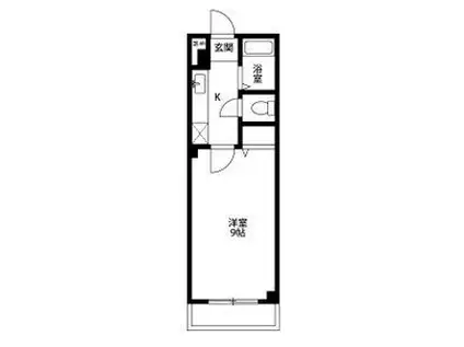 アムールTAICHI(1K/3階)の間取り写真