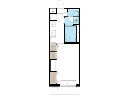 モンテ杉田(1K/1階)の間取り写真