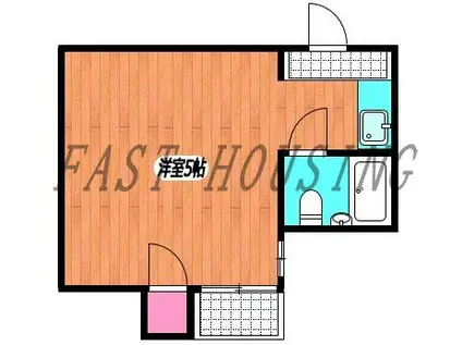 ビレッヂエノモト(ワンルーム/3階)の間取り写真