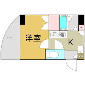 セントラルハイツ中野本町(1K/4階)の間取り写真