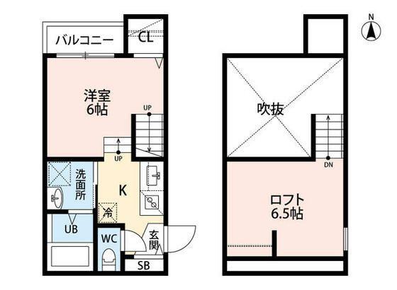 CRESTRE NORTE 新水前寺(ワンルーム/1階)の間取り写真