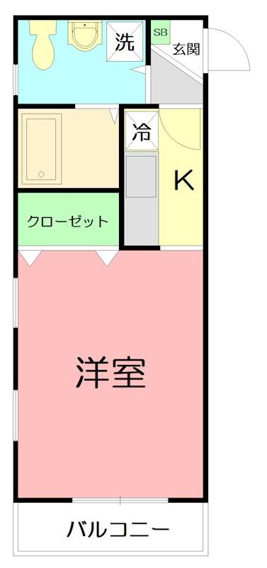 NOBLE.V.BONAPARC(1K/1階)の間取り写真