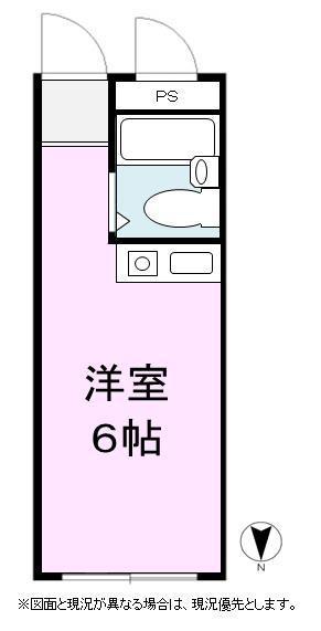ドリームマンション(ワンルーム/3階)の間取り写真