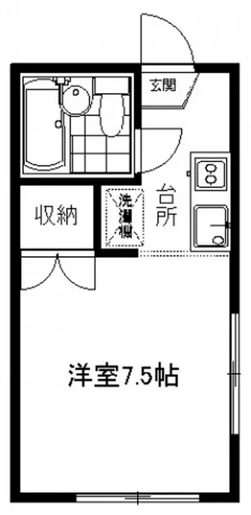 サンハイツ 1階階 間取り