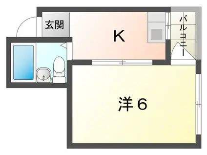 シャトウ・マ・メール(1K/3階)の間取り写真