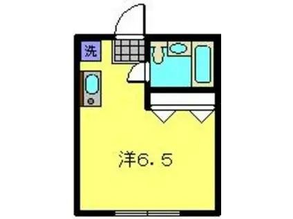 滝澤ハイツ(ワンルーム/2階)の間取り写真