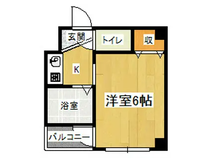 AIM TAKASHIMA(1K/3階)の間取り写真