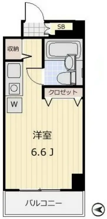 サイプレス北新宿 7階階 間取り