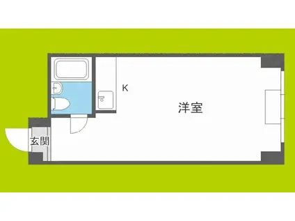 新大阪コーポビアネーズ(ワンルーム/6階)の間取り写真