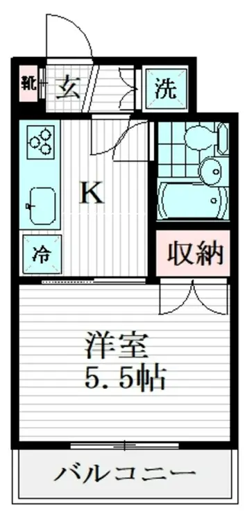 セザール第二田園調布 2階階 間取り