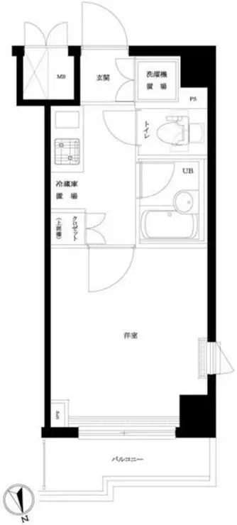 ルーブル大井町参番館 7階階 間取り