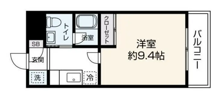 アルペジオ生田 2階階 間取り
