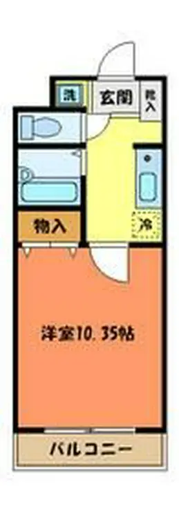 キャッスルヒルズ 2階階 間取り