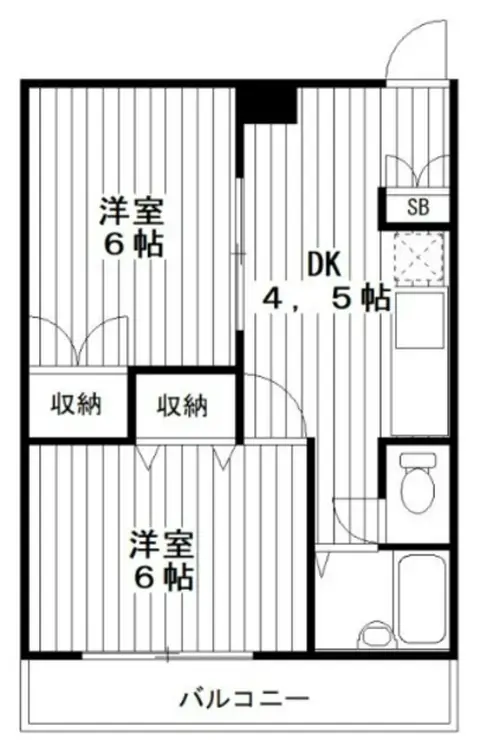 美久仁マンション 2階階 間取り