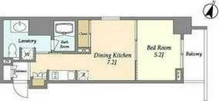 リエトコート元赤坂 10階階 間取り