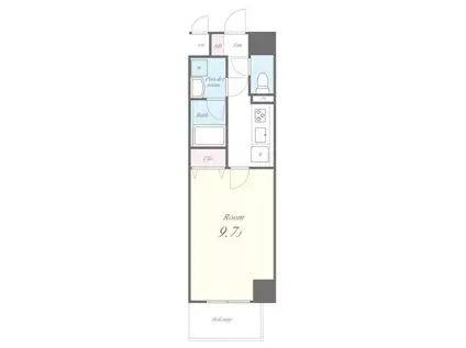 YDSビル(1K/4階)の間取り写真