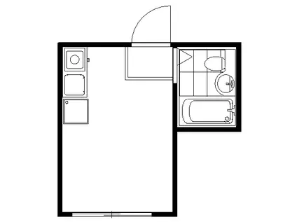 シエスタ和泉(ワンルーム/1階)の間取り写真