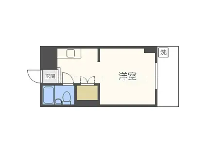 COLLECTION中崎II(ワンルーム/2階)の間取り写真