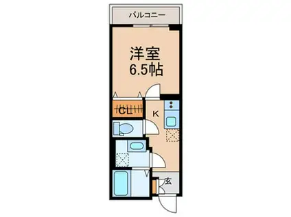 アーバンライフ津田沼(1K/2階)の間取り写真