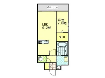 JS STAGE(1LDK/6階)の間取り写真