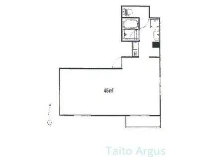 青木ビル(ワンルーム/8階)の間取り写真