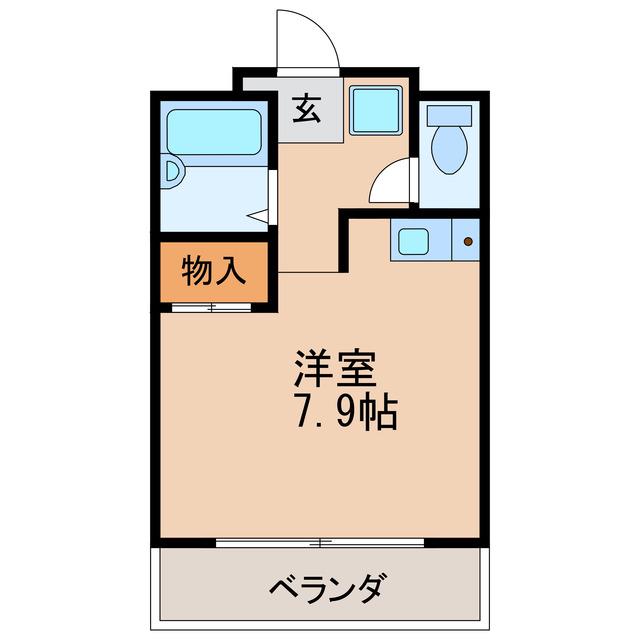 ドール新栄(ワンルーム/5階)の間取り写真