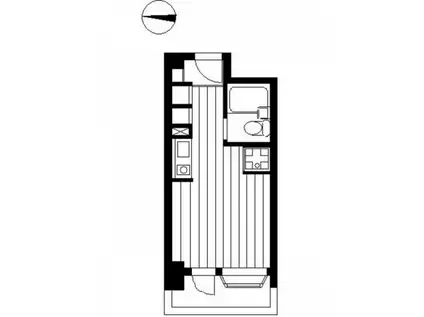 インペリアル南麻布サテライト(ワンルーム/5階)の間取り写真
