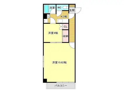 ARCO10(2K/6階)の間取り写真