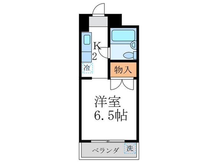 メゾン桐の木(1K/3階)の間取り写真