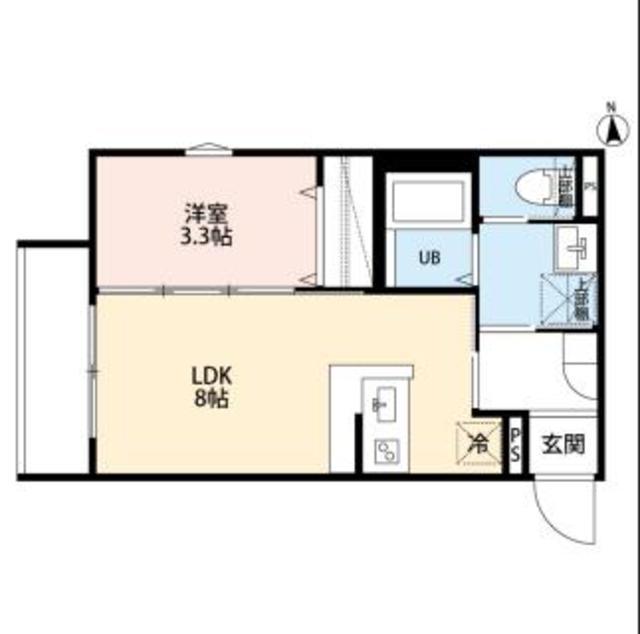 ROBOT HOME 相模原II(1LDK/3階)の間取り写真