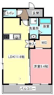 SEI SHELLII(1LDK/1階)の間取り写真