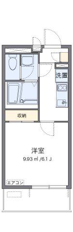 レオネクストCOZY(1K/2階)の間取り写真
